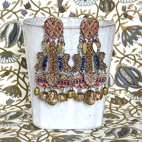 Royal Gold Set, Nirit Earrings by Ayala Bar.