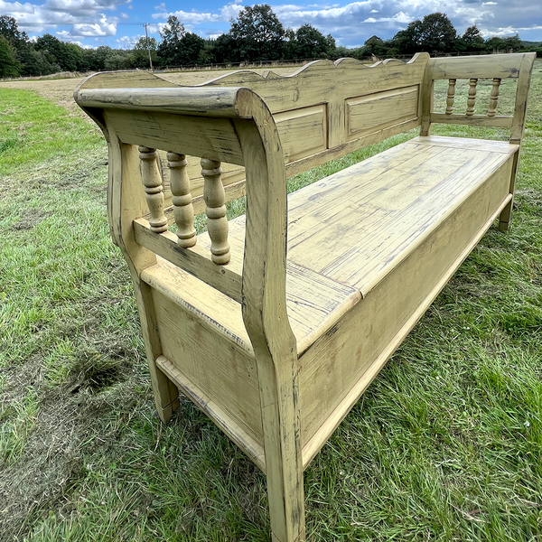 Vintage Storage Bench. Curated Living