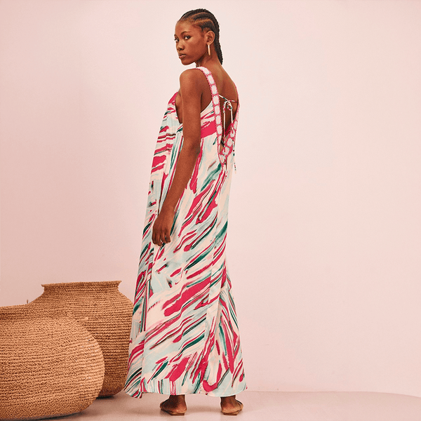 nkn nekane green dress Long 'Dora' Water by – Curated Living Clothing brand
