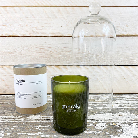 Meraki Green Herbal Candle