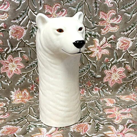 Polar Bear Vase by Quail.