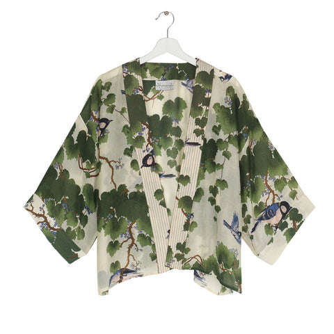 'Acer Green Short Kimono' by One Hundred Stars.