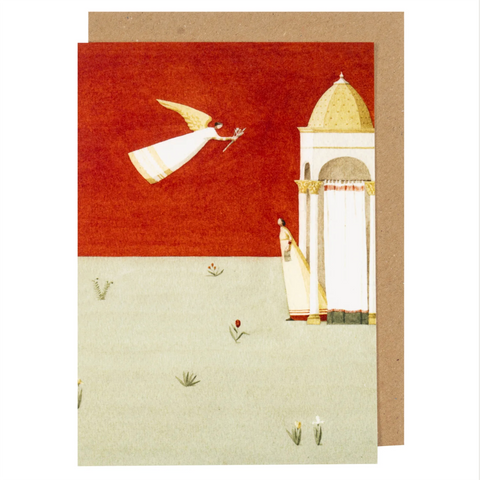 Greeting Card 'An Angel Appeared' by Laura Stoddart