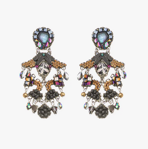 'Obsidian Set - Raven Earrings' by Ayala Bar