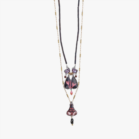 'Rosy Clay Set - Milobra Necklace' by Ayala Bar