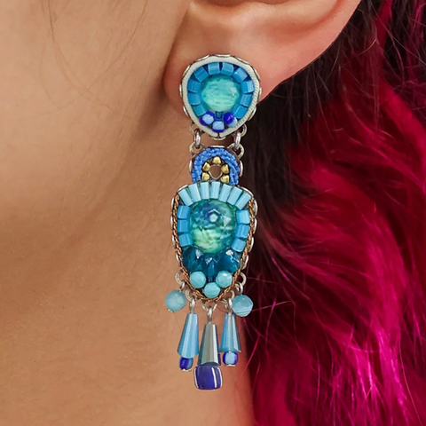 'Blue Bayou Set - Cloudless Earrings' by Ayala Bar