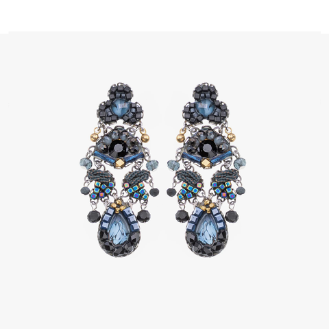 'Indigo Summits Set - Marina Earrings' by Ayala Bar