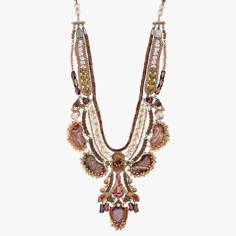 'Plum Wine Set - Uma Necklace' by Ayala Bar