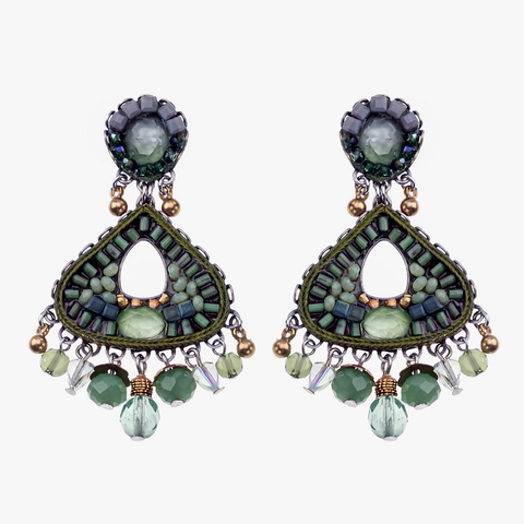 'Eucalyptus Set - Floria Earrings' by Ayala Bar