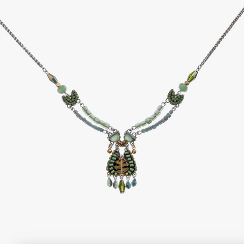 'Eucalyptus Set - Meadow Necklace' by Ayala Bar