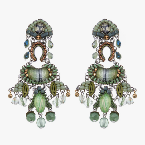 'Eucalyptus Set - Fielda Earrings' by Ayala Bar