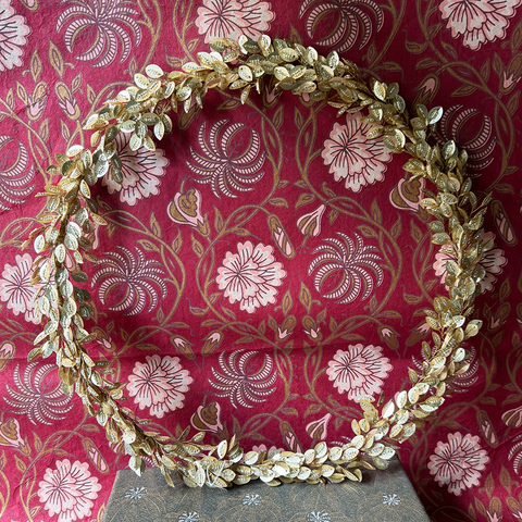 Wreath Beaded 'Clio Champagne' by Bungalow of Denmark