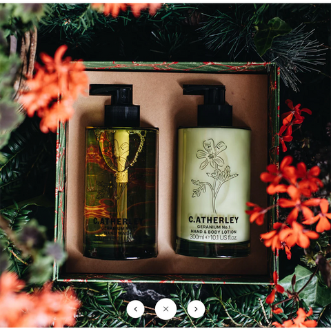 Gift Box 'Collection Geranium No 1' Hand Care Duo by C.Atherley