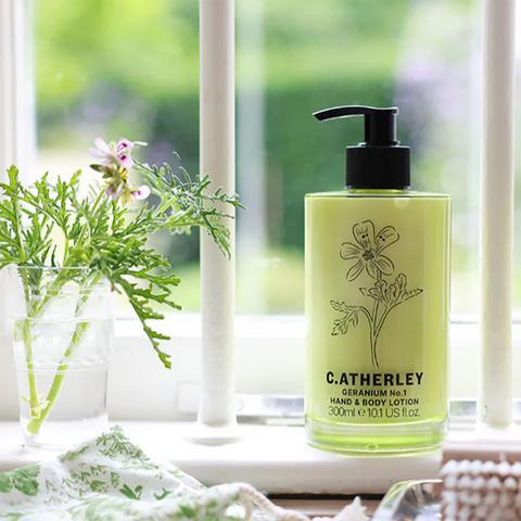Hand and Body Lotion 'Collection Geranium No 1' by C.Atherley