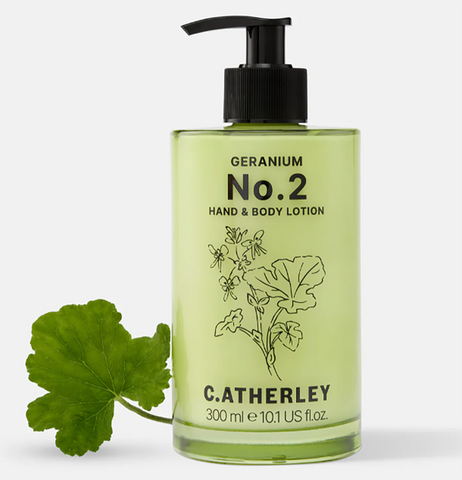 Hand and Body Lotion 'Collection Geranium No 2' by C.Atherley