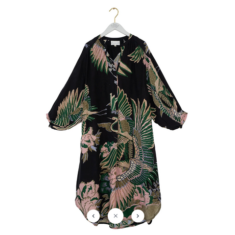 Darcy 'Crane Emerald' Dress by One Hundred Stars