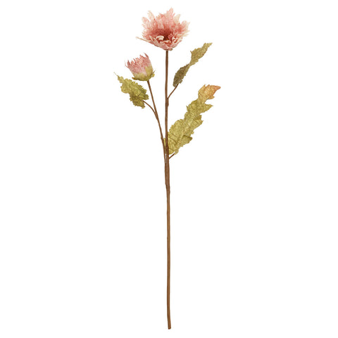 Faux 'Poppy - Old Rose' Flower Stem by Bungalow of Denmark