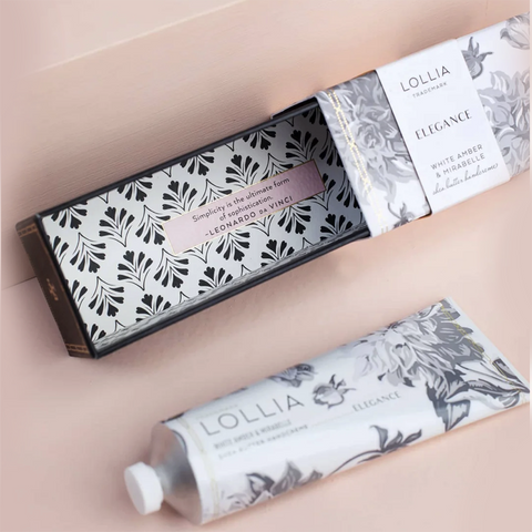 Shea Butter Hand Creme 'Elegance - White Amber and Mirabelle' No 3 by LOLLIA