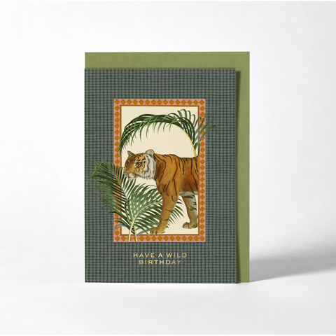 Greeting Card 'Birthday Tiger' by Roomytown UK