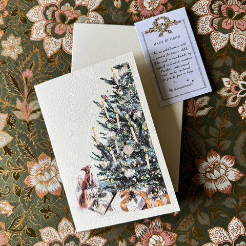 Greeting Card 'Night Before Christmas' by Artist Elena Deshmukh