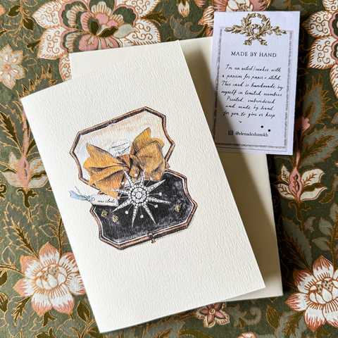 Greeting Card 'Une Etoile' by Artist Elena Deshmukh