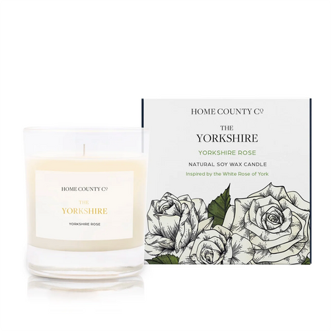 Scented Candle 'The Yorkshire - White Rose' by Home County Co