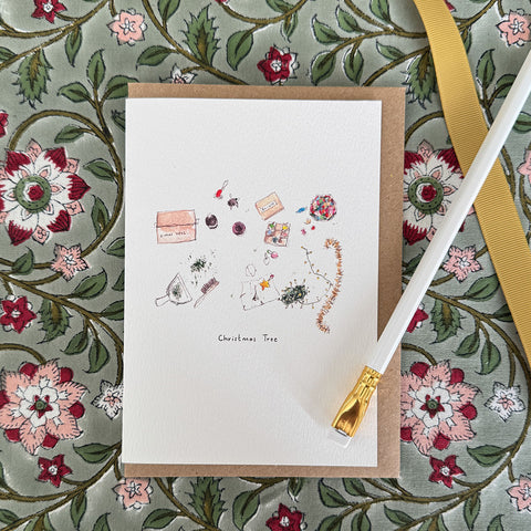 Greeting Card 'Christmas Tree' by Imogen Partridge