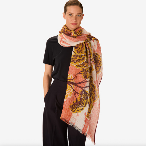 Scarf 'Shawl 70 Ambroise - Yellow' by Inoui Editions