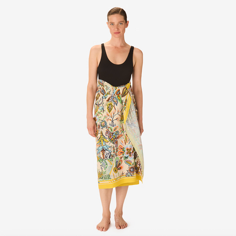 Towel 'Fouta 100 Pagode - Green' by Inoui Editions