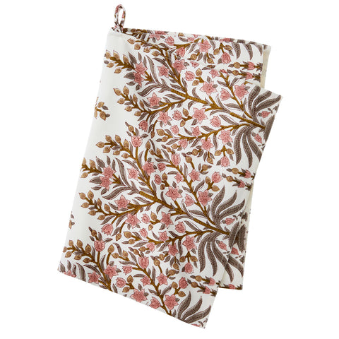 Cotton 'Jasmine Rose' Kitchen Towel by Bungalow of Denmark