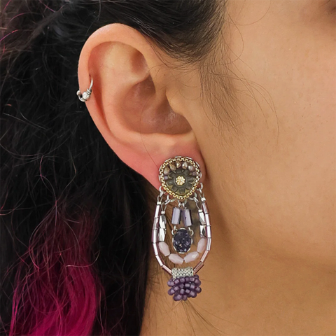 'Mid Season Set - Zambarau Earrings' by Ayala Bar