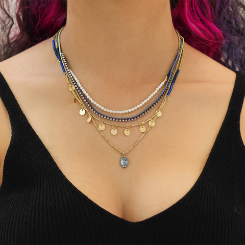 'Mid Season Set - Gold Takala Necklace' by Ayala Bar
