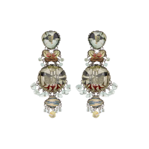 'Neptune's Garden Set - Spirulina Earrings' by Ayala Bar