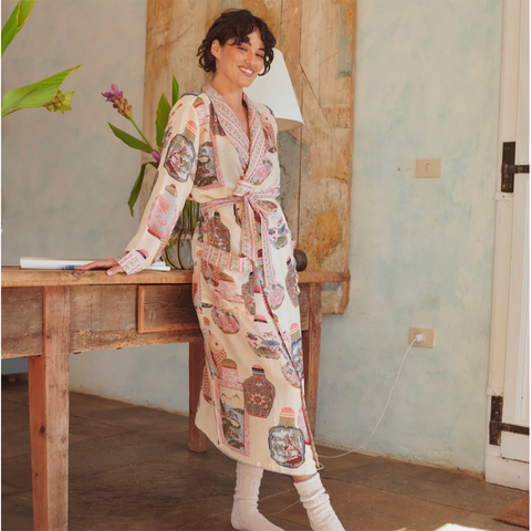 Dressing 'Perfume Bottles Blush' Gown by One Hundred Stars