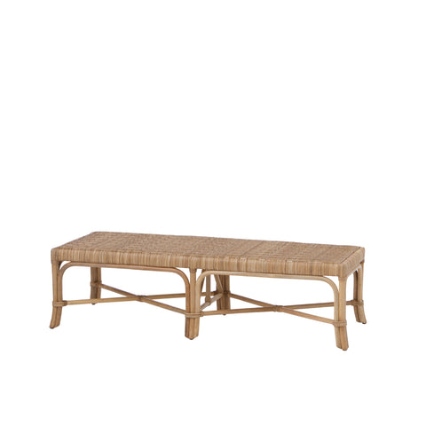 Natural 'Rattan Bench' 50cm x 150cm by Bungalow of Denmark