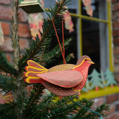 Robin Screen-Printed Decoration by East End Press