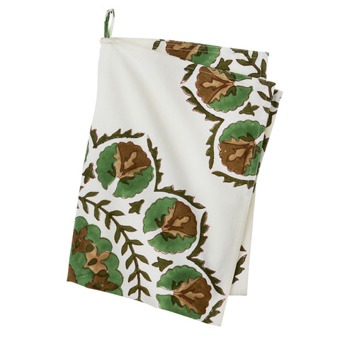 Cotton 'Rosette Ivy' Kitchen Towel by Bungalow of Denmark