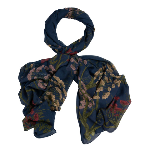 Scarf 'Parsley Seed Navy' by One Hundred Stars