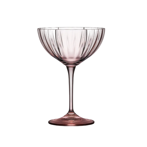 Sensa 'Pink Magnolia' Champagne Saucer Glasses - Set of Six by Costa Nova