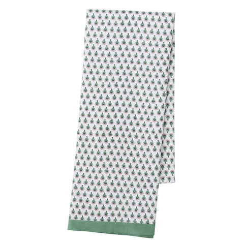 Tablecloth 'Asha Melon' Hand Block Printed Cotton by Bungalow of Denmark