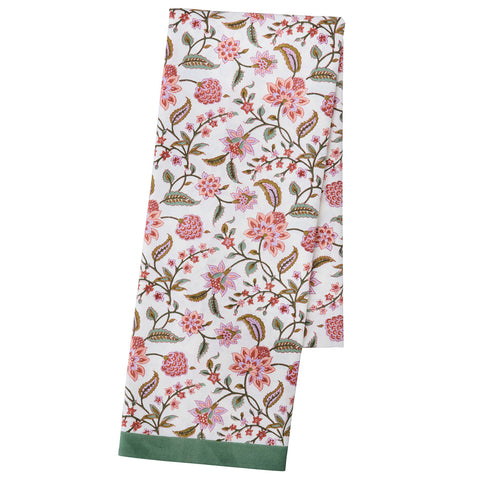 Tablecloth 'Divya Sorbet' Hand Block Printed Cotton by Bungalow of Denmark