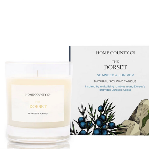 Scented Candle 'The Dorset - Seaweed and Juniper' by Home County Co