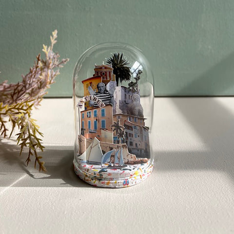 Extra Small Glass Dome 'Antibes' by Atelier Charlotte Bourrus