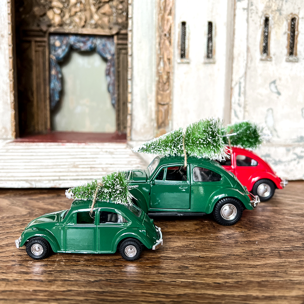Green Toy Car Christmas Tree Decoration