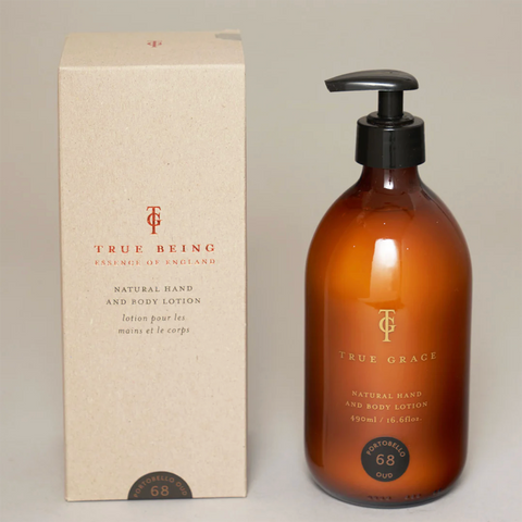 Natural Hand and Body Lotion 'Portobello Oud No 68' by True Grace