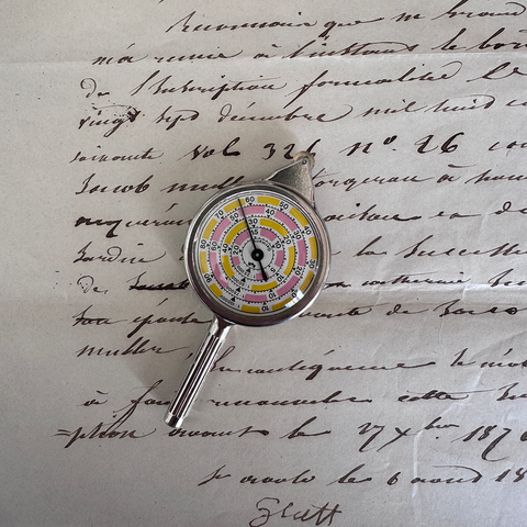Vintage Map Mile Measurer