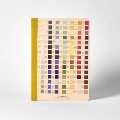 Notebook 'Werner's Nomenclature of Colours' A5 by Roomytown UK