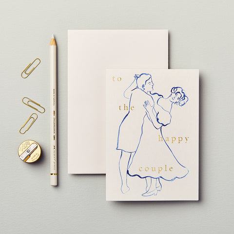 Greetings Card 'To The Happy Couple' by Wanderlust