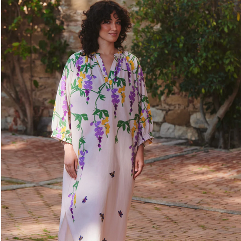 Raglan 'Wisteria Lilac' Dress by One Hundred Stars