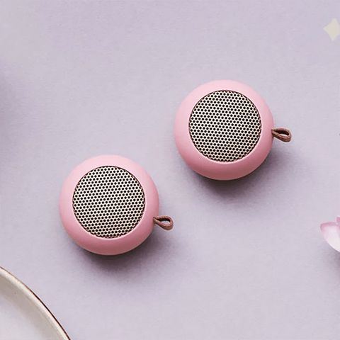 'aGO Mini Bluetooth Speaker - Fresh Pink' by Kreafunk of Denmark - Curated Living
